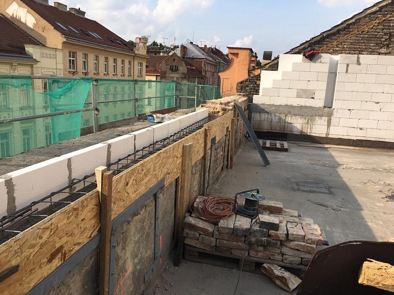 Sanace historické budovy na ulici Údolní v Brně
